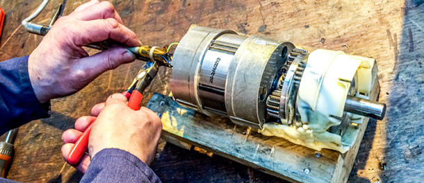 Service and Repair of Drum Motors and Gearboxes